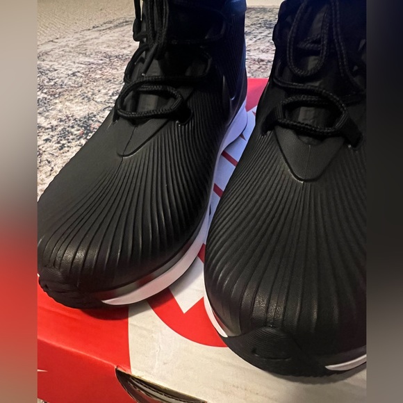 Nike Binzie Black Waterproof Sport Rain Boots Kids Youth Girls - Picture 2 of 12